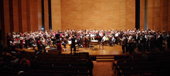Mozart, la nuit - répétition des chorales - Grenoble